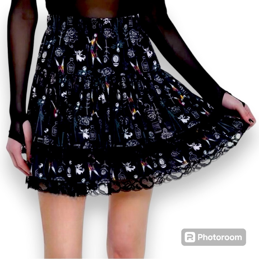 Disney The Nightmare Before Christmas Tiered Skirt